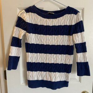 Striped Knit Sweater